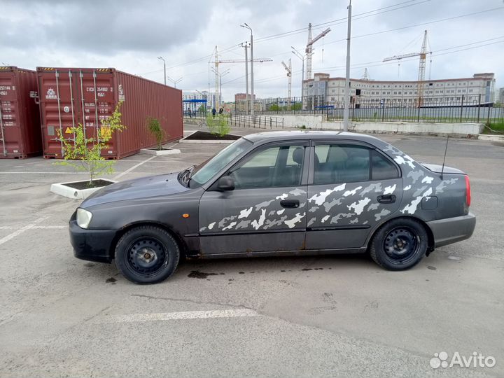 Hyundai Accent 1.5 МТ, 2002, 400 000 км