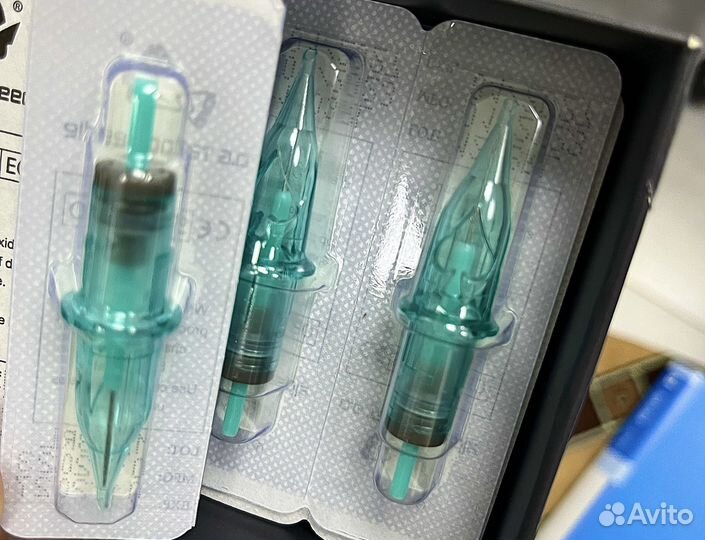 2 пачки по 20 Картриджи для тату OG tattoo 1rl 3rl