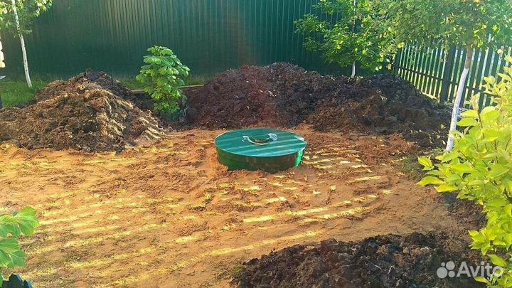 Септик под ключ без откачки. от производителя