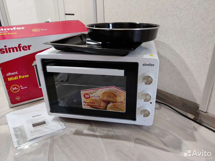Мини печь духовка Новая. 34 литра. Турция