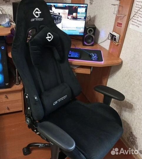 Кресло для игр. Игровое кресло с массажем