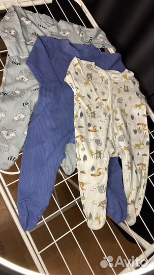 Комбинезоны (пакетом) детские нательные слип