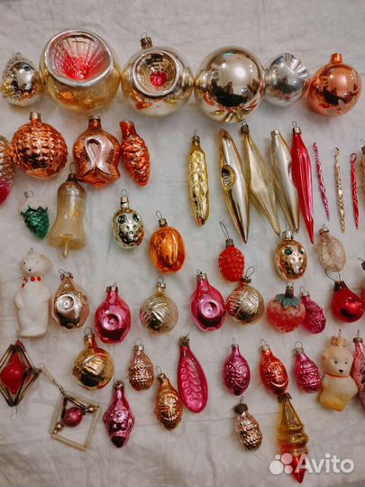 Елочные игрушки СССР