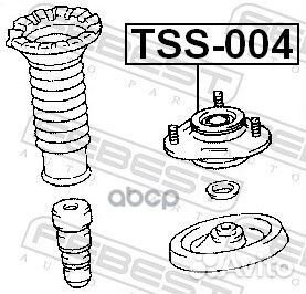 Опора амортизационной стойки перед прав/лев