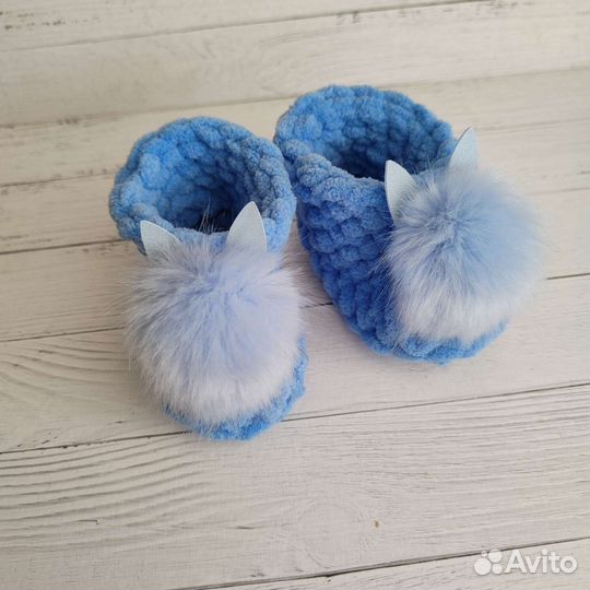 Вяжу на заказ домашнюю обувь