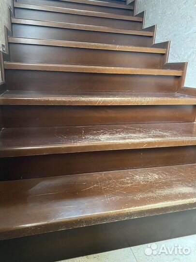 Покраска лестниц по месту (без разбора)