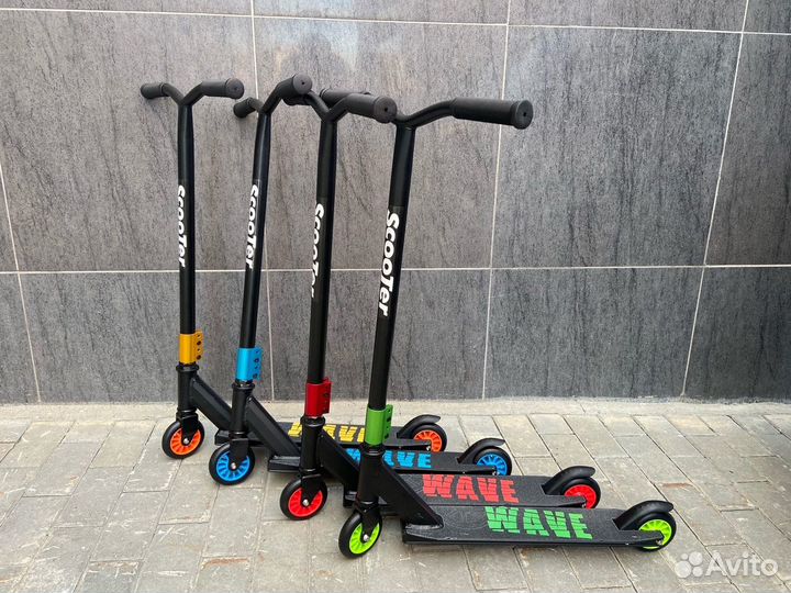 Трюковой самокат новый, для Крутышки