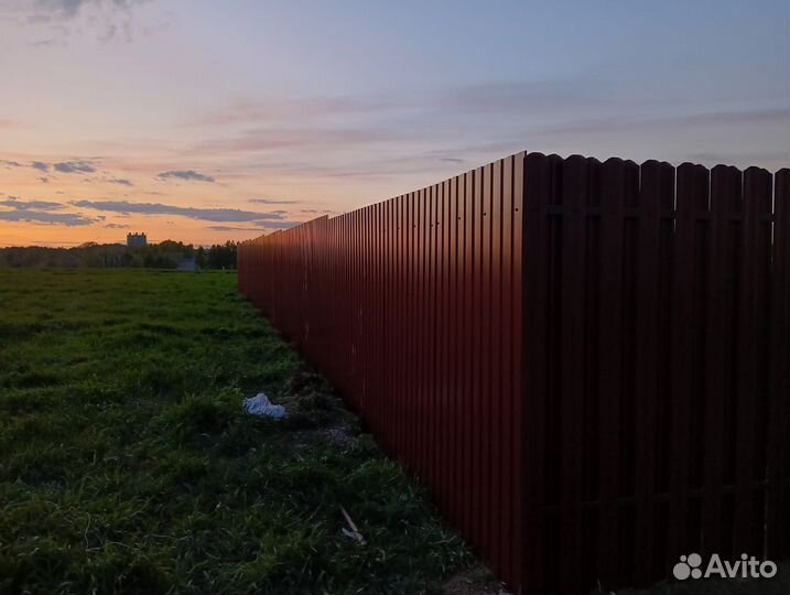 Изготовление любых заборов с установкой под ключ