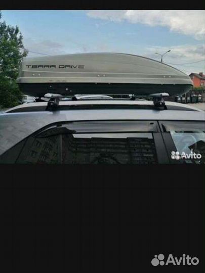 Автобокс на крышу и поперечины