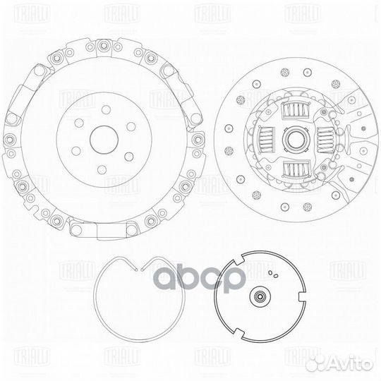 Сцепление в сборе для а/м Chery Amulet A15 (03