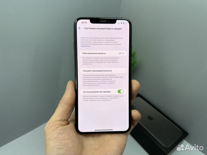 iPhone 11Pro Max 64Gb Ростест акб 86