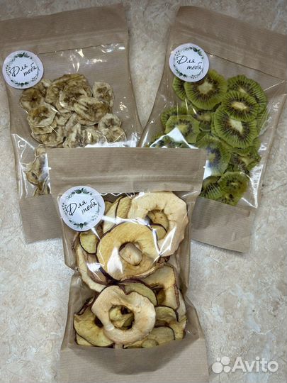 Сушеные фрукты. Фруктовые чипсы. Фруктовые фрипсы