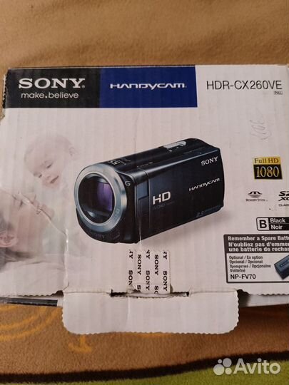 Видеокамера sony hdr cx260VE