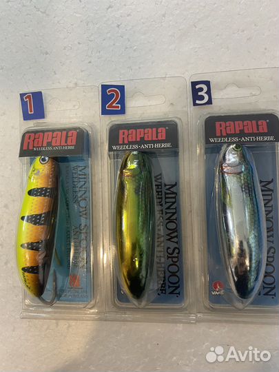 Блесна-незацепляйка Rapala Minnow Spoon RMS08