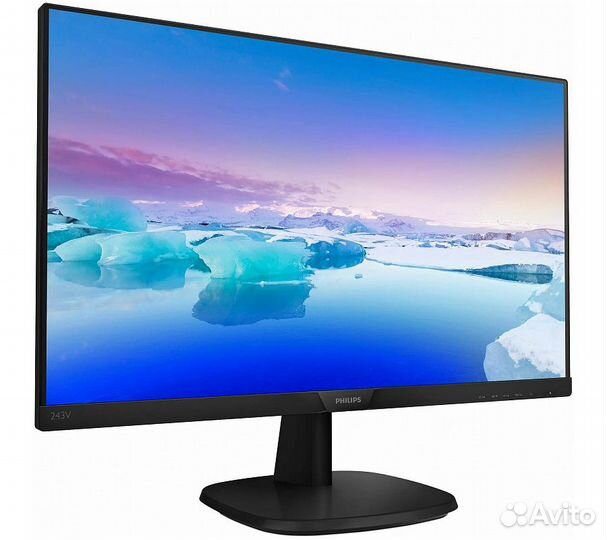 Монитор Philips 23.8'' 243V7qjabf, черный