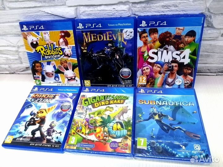 Игры ps4 детские, гонки (обмен на ваши игры)