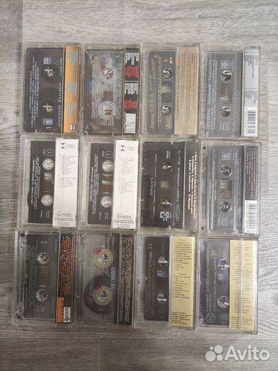 Аудиокассеты Пугачёва, Высоцкий, шансон