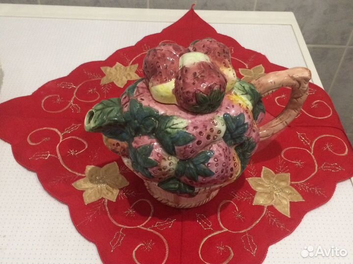 Заварочный чайник с чашкой, отличный подарок