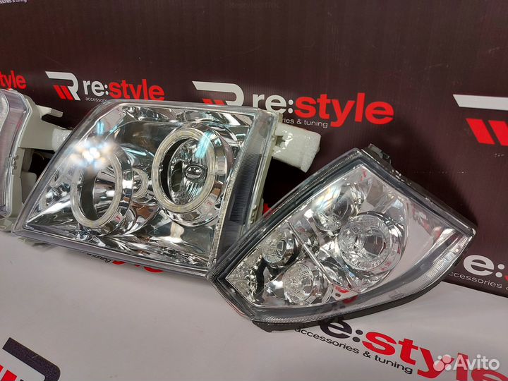 Фары Toyota Land Cruiser Prado 95 LED 99-02г