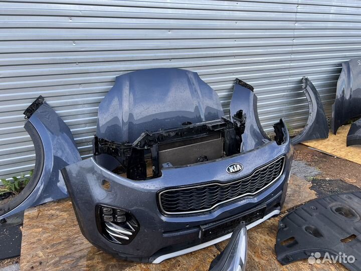 Капот крыло бампер фара дорест Киа Спортейдж 4