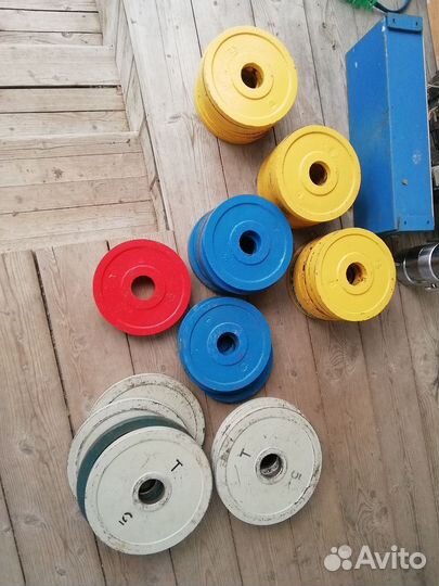 Диски олимпийские d 51 мм