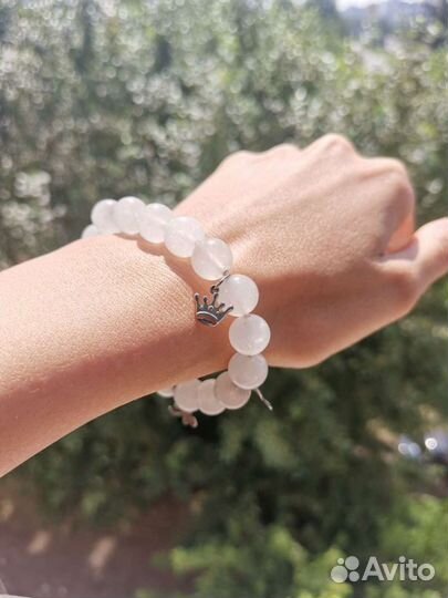 Браслет с натуральным кварцем