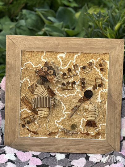 Панно, картины из экоматериалов