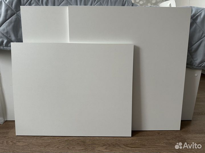 Полки IKEA белые kompliment