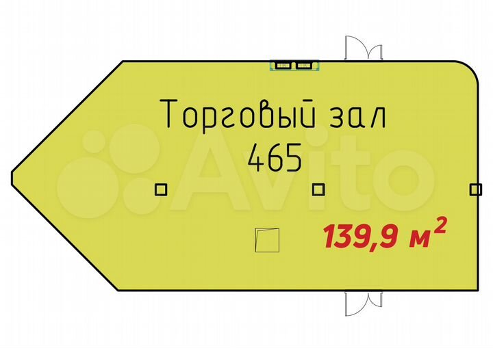 Торговая площадь, 139.9 м²
