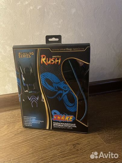 Игровые наушники с микрофоном smartbuy cobra rush