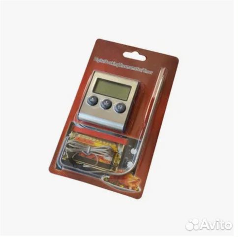 Термометр с проводным термосенсором и звуковым опо