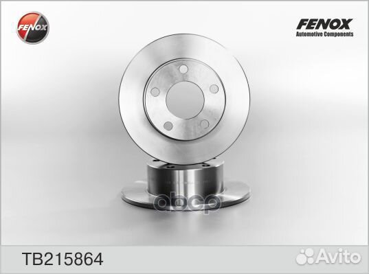 Диск тормозной задний TB215864 fenox