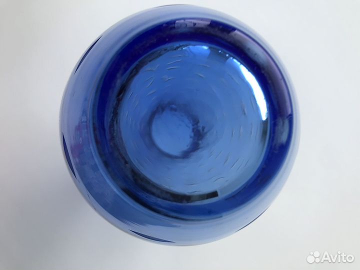 Ваза цветное стекло СССР