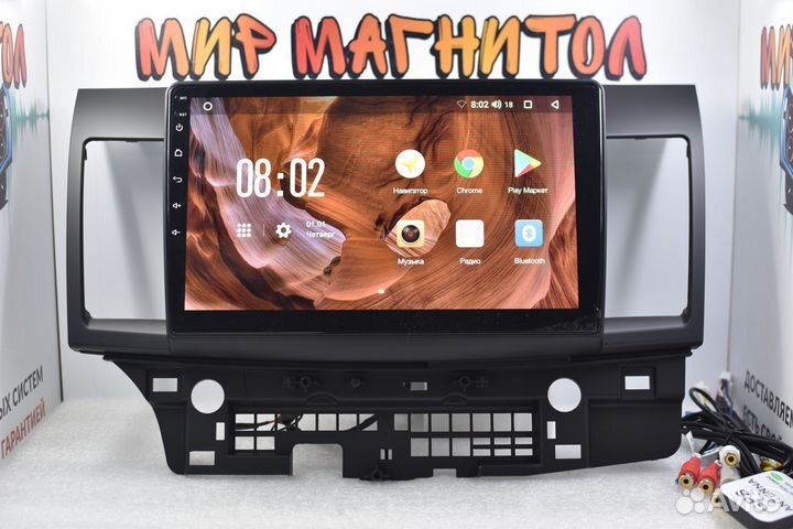 Магнитола Mitsubishi Lancer 10 android IPS