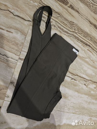 Лосины со штрипками lime