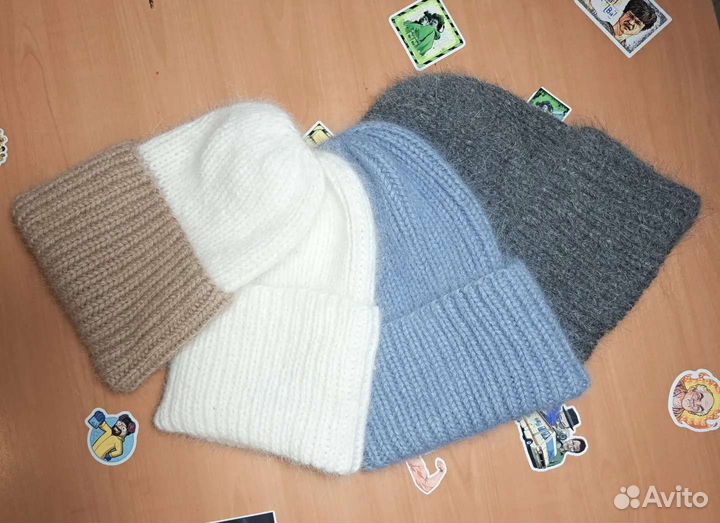 Шапка женская из пуха норки