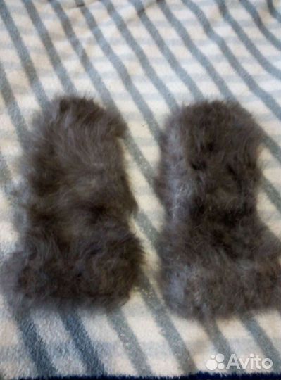 Шапки, шарф ангорка, варежки кролик