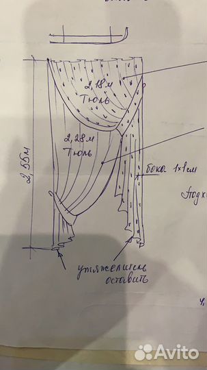 Шторы и тюль Италия