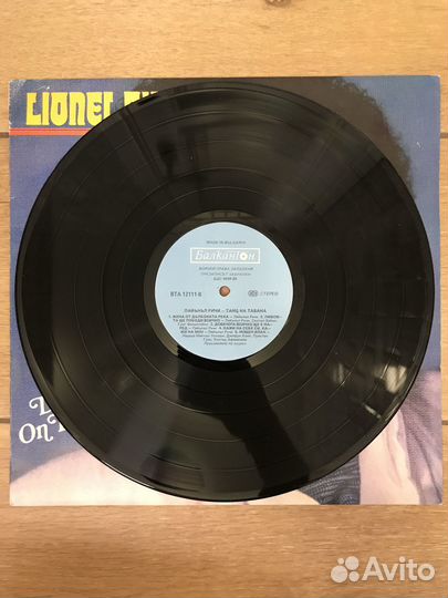 Пластинка Lionel Richie Dancing on the Ceiling