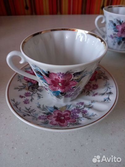 Чайная пара фарфор лфз