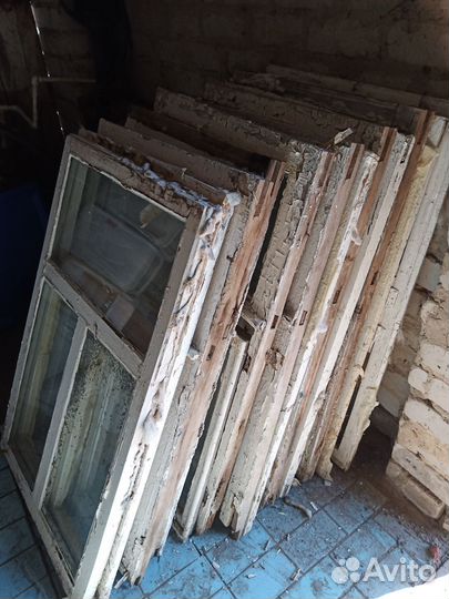 Окна деревянные б/ у