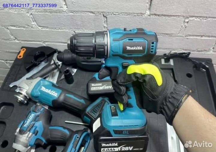 Набор электро инструментов Makita 4в1