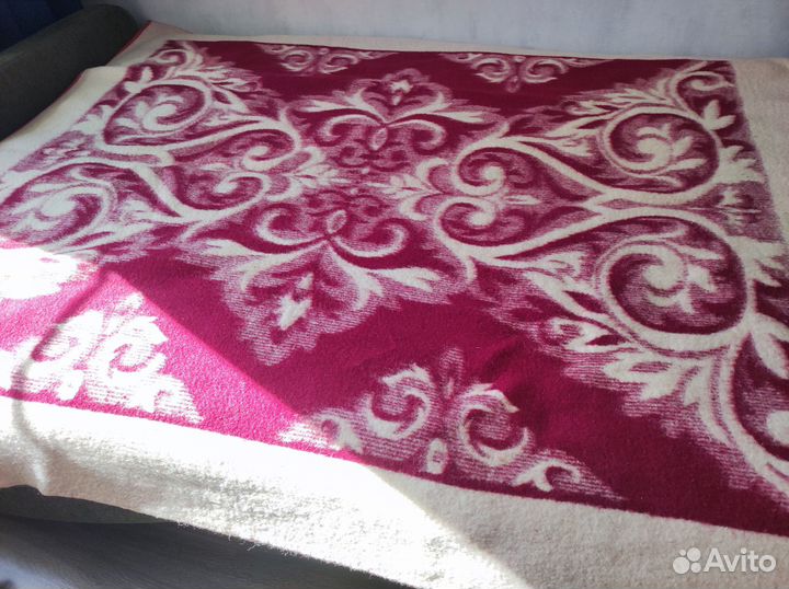 Одеяло 2 спальное шерстяное СССР