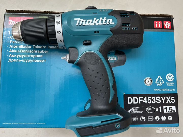 Шуруповерт makita 18v DDF453