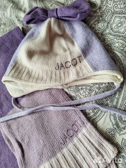 Комплект шапка, шарф