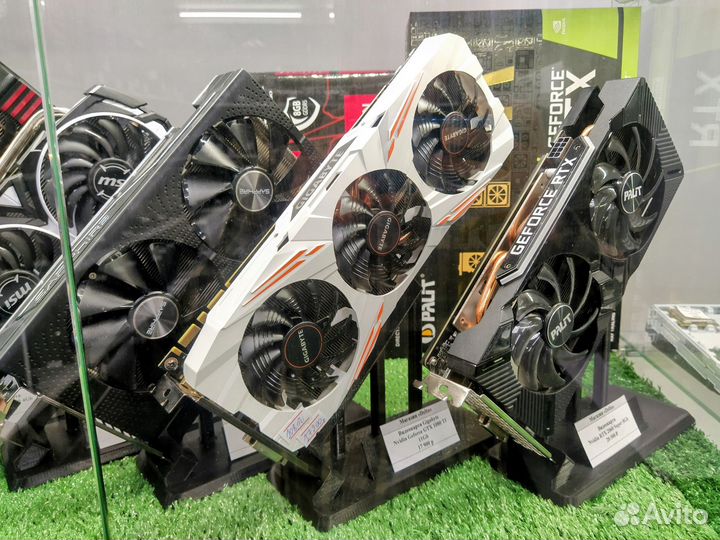 Видеокарты Nvidia GTX-RTX, AMD Radeon