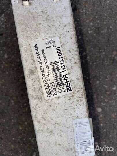 Радиатор интеркулера Volvo V50 MW 3M519L440DE