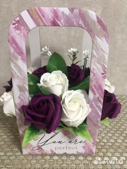 Букет из мыльных цветов