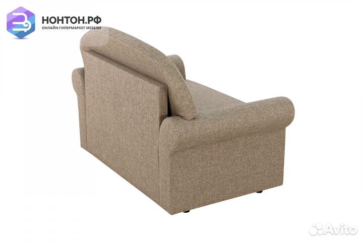 Диван выкатной Новь-1 темно-бежевый