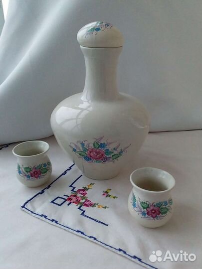 Салфетки на стол винтажные с вышивкой